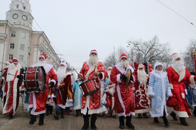 В Казани пройдет парад Дедов Морозов