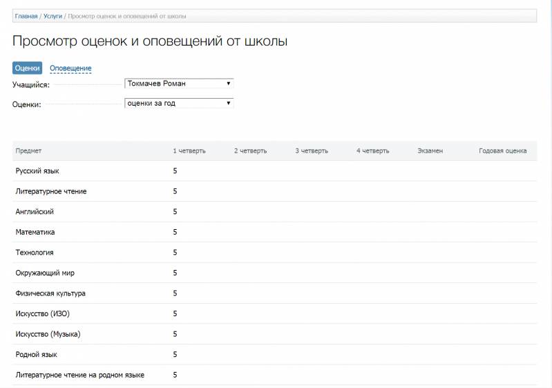 1 четверть - с Отличием!