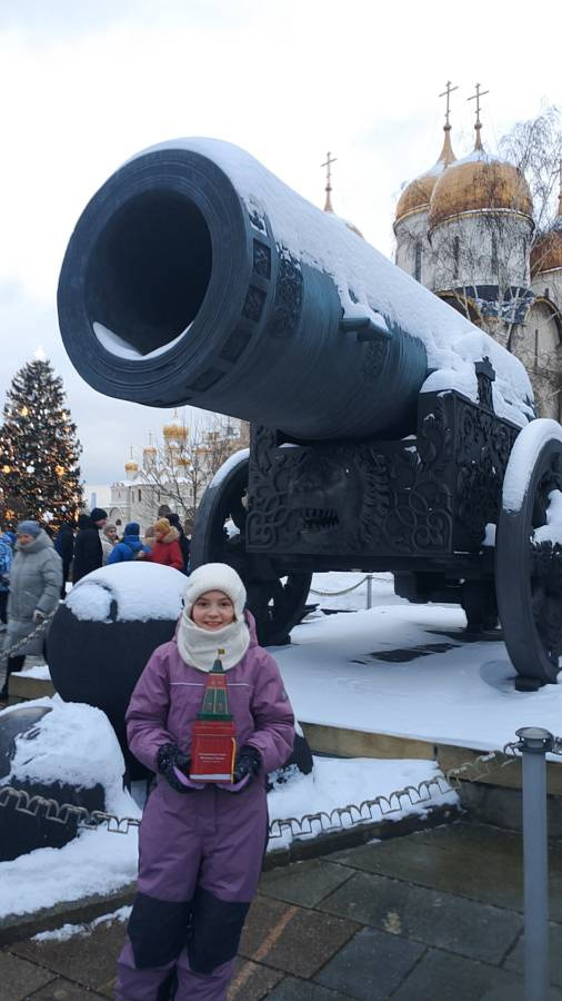 Царь-пушка в Московском Кремле