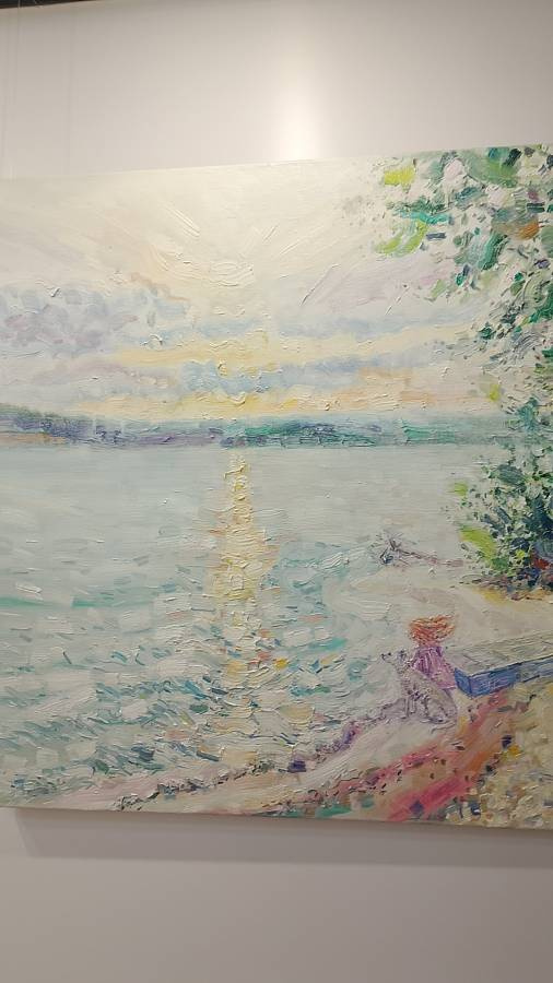 Выставка живописи " Отражение берегов" Резеды Баязитовой.