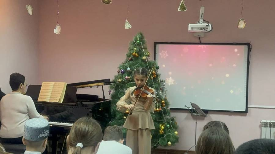 Новогодний концерт по скрипке